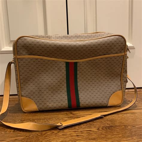 gucci 1970 shoulder bag replica|vintage gucci overnight bag.